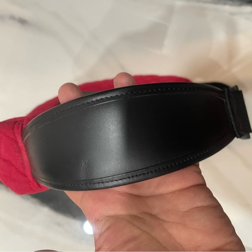 L.L. Bean Red Quilted Crossbody Bag - Picture 8 of 8